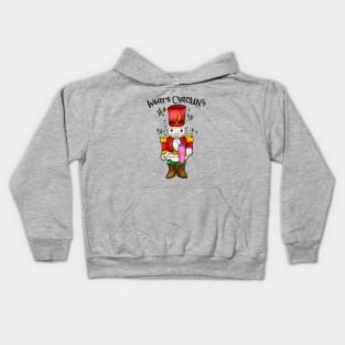 What's crackin' Nutcracker funny Christmas Stanley Cup inspired Kids Hoodie